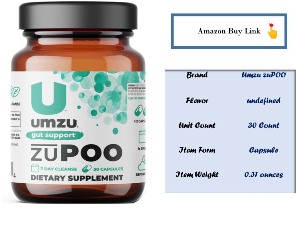 umzu - zuPOO dietry supplement